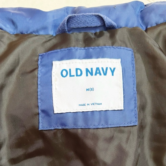 Old Navy Blue Puffer Vest M(8) - Picture 4 of 5